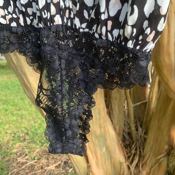 Intimately Free People Bare It All Bodysuit Black Leopard - Picture 5 of 10